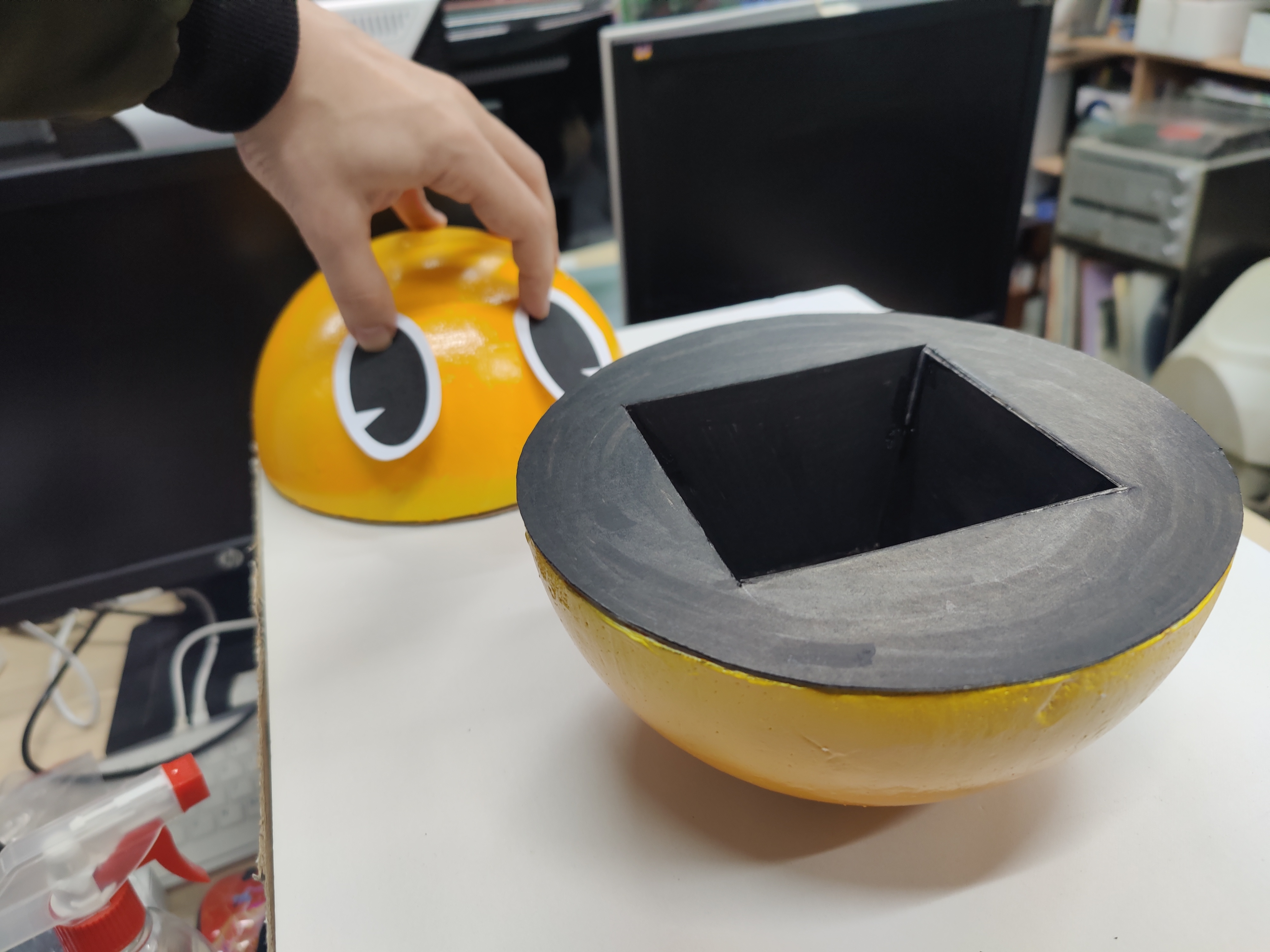 Κατασκευή κεφαλιού Pacman