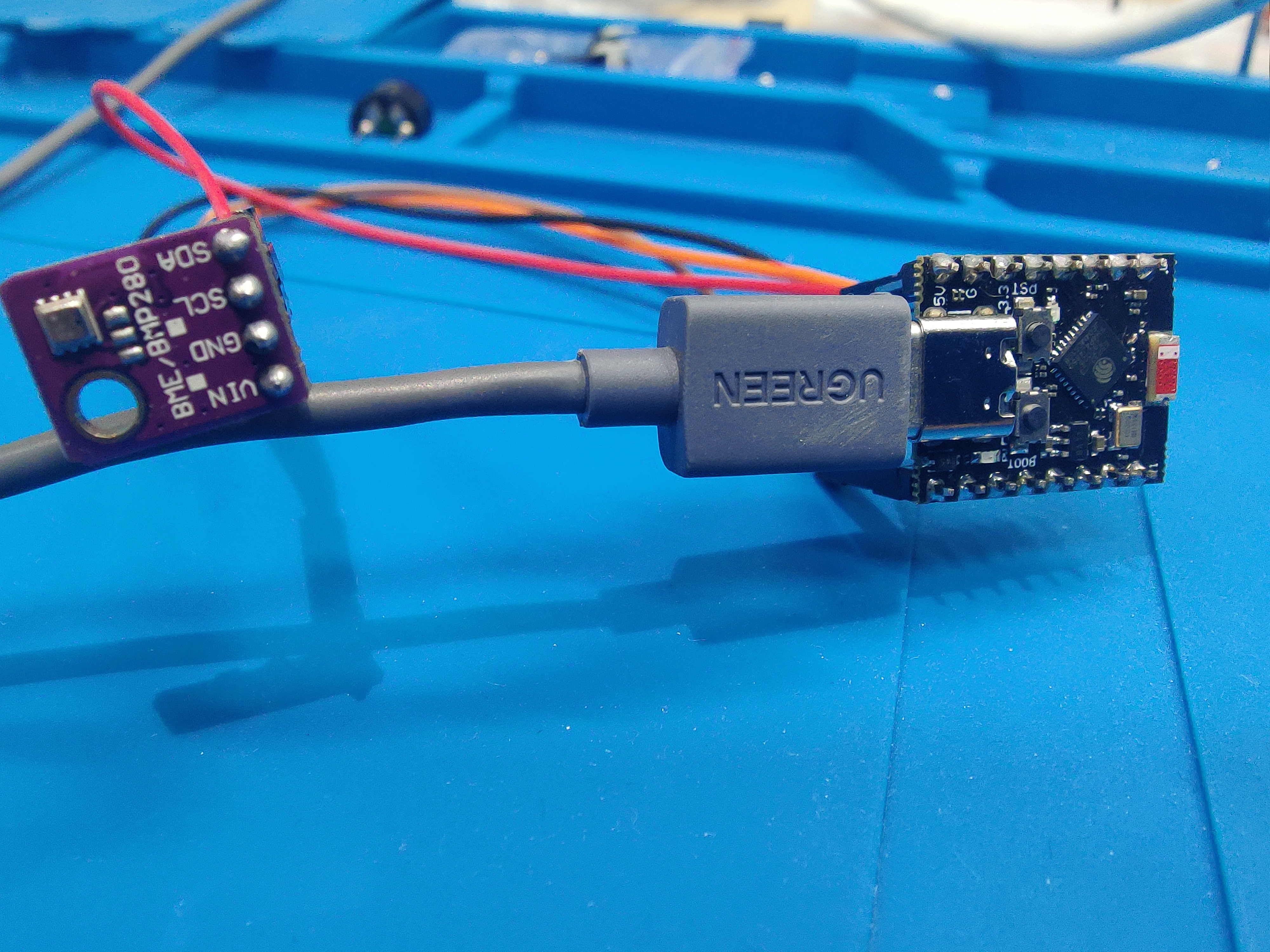 ESP Mini Weather Station ThingSpeak